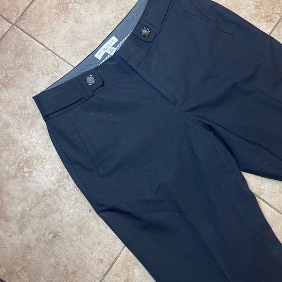Banana Republic Stretch Black Pants 4L Womens Wool Office Work - Picture 2 of 6
